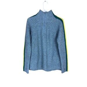 Krimson Klover Snowcat 1/4 Zip Sweater NWT XS Merino Blend Blue Green